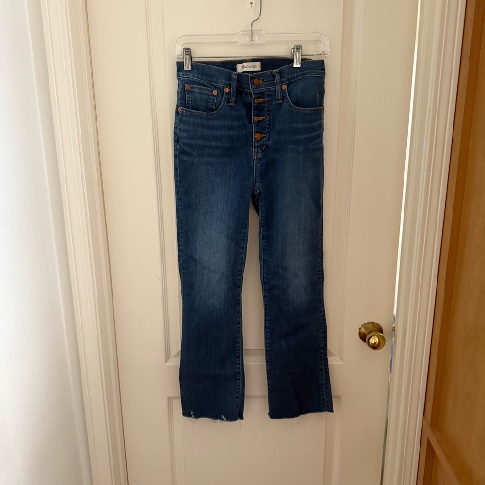 Madewell women’s  Blue Button-Fly Jeans